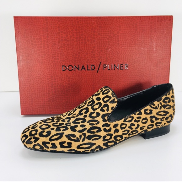 Donald J Pliner Genuine Leopard Calf Hair Loafer - Picture 2 of 16